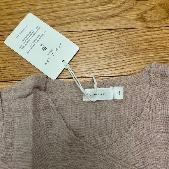 Jamie Kay Pink Wrap Top - Picture 5 of 5